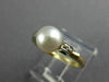 ESTATE AAA SOUTH SEA PEARL 14KT TWO TONE GOLD CLASSIC SOLITAIRE LOVE RING #19519