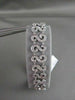 ANTIQUE WIDE 1.5CTW FILIGREE 14KT DIAMOND "S" DESIGN BRACELET