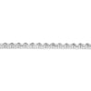 ESTATE LARGE 6.00CT DIAMOND 14KT WHITE GOLD 3D CLASSIC ROUND TENNIS BRACELET