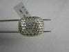 ANTIQUE WIDE 1.66CTW DIAMOND 18KT WHITE FILIGREE PAVE GOLD RING F/G VS/SI