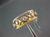WIDE .68CT DIAMOND 18K ROSE GOLD 5 STONE INFINITY SEMI ETERNITY ANNIVERSARY RING