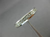 ESTATE .85CT ROUND CUT DIAMOND 14KT WHITE GOLD 3D CHANNEL ANNIVERSARY RING #4007