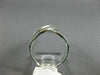 ESTATE LARGE .37CT DIAMOND 14KT WHITE GOLD 3D INFINITY LOVE KNOT LOVE FUN RING