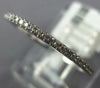.10CT DIAMOND 18KT WHITE GOLD ROUND 1mm CLASSIC SEMI ETERNITY ANNIVERSARY RING
