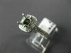 .63CT DIAMOND 14KT WHITE GOLD 3D SQUARE HALO SEMI MOUNT ENGAGEMENT RING #22374