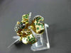 ANTIQUE 1.04CT MULTI DIAMONDS & AAA GEMSTONES 18K YELLOW GOLD FLOATING FROG RING