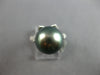 LARGE .55CT DIAMOND & AAA TAHITIAN PEARL 18KT WHITE GOLD FLOWER ENGAGEMENT RING
