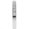 .34CT DIAMOND 18KT WHITE GOLD ROUND CHANNEL PRONG SEMI ETERNITY ANNIVERSARY RING