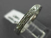 ESTATE .30CT DIAMOND 14KT WHITE GOLD FILIGREE ETERNITY ANNIVERSARY RING #19885