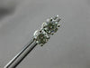 CLASSIC 1.07CT ROUND DIAMOND PLATINUM 4 PRONG 3D STUD EARRINGS F/G VS/SI1 #2048