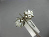 ESTATE LARGE 1.55CT DIAMOND 14KT WHITE GOLD 3D SEMI MOUNT ENGAGEMENT RING #18168