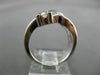 ESTATE WIDE .62CT DIAMOND 14KT WHITE GOLD 5 STONE JOURNEY LOVE RING #17788