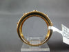 WIDE .68CT DIAMOND 18K ROSE GOLD 5 STONE INFINITY SEMI ETERNITY ANNIVERSARY RING