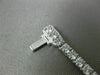 ESTATE 5.0CT ROUND CUT DIAMOND 14KT WHITE GOLD 3mm CLASSIC TENNIS BRACELET