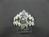 ANTIQUE LARGE 1.15CT ROUND DIAMOND 14K WHITE GOLD COCKTAIL ENGAGEMENT RING 21328