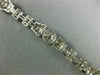 ANTIQUE EXTRA LARGE 41CT DIAMOND & AAA AQUAMARINE 18K WHITE GOLD LARIAT NECKLACE