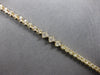 ESTATE .94CT DIAMOND 14K YELLOW GOLD CLASSIC PAST PRESENT FUTURE TENNIS BRACELET