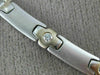 ESTATE .65CT DIAMOND 14K WHITE GOLD 3D CLASSIC SOLID ITALIAN LINK NECKLACE #9509