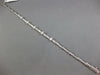 ANTIQUE 1.55CT DIAMOND 14KT WHITE GOLD BEZEL LINK TENNIS BRACELET 7.25 INCH #116