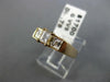 ANTIQUE .76CT ASSCHER CUT DIAMOND 14KT YELLOW GOLD PAST PRESENT FUTURE RING #112