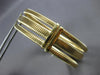 EXTRA LARGE .40CT DIAMOND 14KT 2 TONE GOLD FLEXIBLE CUFF BANGLE BRACELET #27815