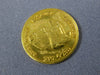 ESTATE 18KT YELLOW GOLD 3D ISRAELI MENORAH JERUSALEM DAVID TOWER COIN #26519