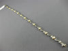 ESTATE .70CT DIAMOND 14KT WHITE & YELLOW GOLD ETOILE WAVE TENNIS BRACELET #5139