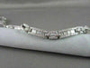 ANTIQUE 5.74CT WIDE 18KT GOLD DIAMOND BAGUETTE & ROUND BRACELET