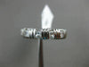 ESTATE .65CT DIAMOND 14KT WHITE GOLD 3D CLASSIC 6 STONE ANNIVERSARY RING #1177