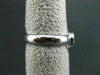 ESTATE WIDE .55CT DIAMOND 14K WHITE GOLD ROUND SEMI BEZEL ENGAGEMENT RING #18137