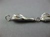 LONG 14KT WHITE GOLD 3D HANDCRAFTED MULTI SLIPPER CINDERELLA FUN BRACELET #27019