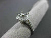 ESTATE WIDE .71CT DIAMOND 14KT WHITE GOLD SEMI MOUNT ENGAGEMENT RING #22027