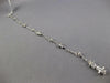 ESTATE .22CT DIAMOND 18KT WHITE GOLD 3D HEART & STAR BY THE YARD TENNIS BRACELET