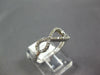 ESTATE .23CT DIAMOND 14KT WHITE GOLD 3D INFINITY FUN LOVE RING