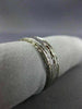 ESTATE 14KT WHITE GOLD FILIGREE MILGRAIN HAMMERED WEDDING ANNIVERSARY RING #1054