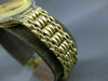 ESTATE LARGE GENEVE .70CT DIAMOND 14KT WHITE & YELLOW GOLD 3D ROUND WATCH #10771