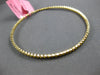 .91CT INTENSE FANCY YELLOW DIAMOND 18KT YELLOW GOLD 2MM FILIGREE BANGLE BRACELET