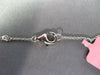 .51CT DIAMOND 18K WHITE GOLD ROUND & BAGUETTE 4 LEAF CLOVER FLOWER LOVE BRACELET
