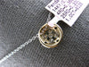 .55CT DIAMOND 14KT YELLOW GOLD 3D ROUND CLUSTER INVISIBLE HALO FLOATING PENDANT