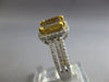 WIDE 2.82CT WHITE & MOCHA DIAMOND 18KT 2 TONE GOLD PRINCESS & ROUND SQUARE RING