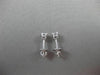 ESTATE .50CT ROUND DIAMOND 14K WHITE GOLD 4 PRONG SCREW BACK EARRINGS 4mm #19450