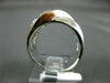 ESTATE WIDE .33CT ROUND DIAMOND 14KT TWO TONE GOLD CRISS CROSS CHANNEL FUN RING