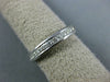 ANTIQUE .70CT DIAMOND 18KT WHITE GOLD 3D ETERNITY FILIGREE ANNIVERSARY RING 1167