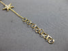 LARGE .78CT DIAMOND 14KT YELLOW GOLD MULTI STAR BY THE YARD LOVE TENNIS BRACELET