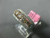 1.23CT WHITE & PINK DIAMOND 18KT WHITE & ROSE GOLD 5 STONE HALO ANNIVERSARY RING