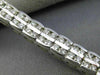 ESTATE WIDE 4.80CT DIAMOND 14KT WHITE GOLD 3D TWO ROW CHANNEL TENNIS BRACELET