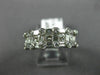 WIDE 1.40CT ROUND PRINCESS & BAGUETTE DIAMOND 14KT WHITE GOLD WEDDING RING #1346