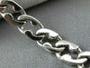 ESTATE LONG 14KT WHITE GOLD CLASSIC SOLID HANDCRAFTED ITALIAN BRACELET #22780