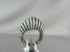 ANTIQUE 18KT WIDE FILIGREE PYRAMID 3D 2.35CT BLACK AND WHITE DIAMONDS GOLD RING