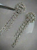 ANTIQUE 2.20CT ROUND DIAMOND 14KT W GOLD DROP HANGING EARRINGS ONE OF A KIND!!!!